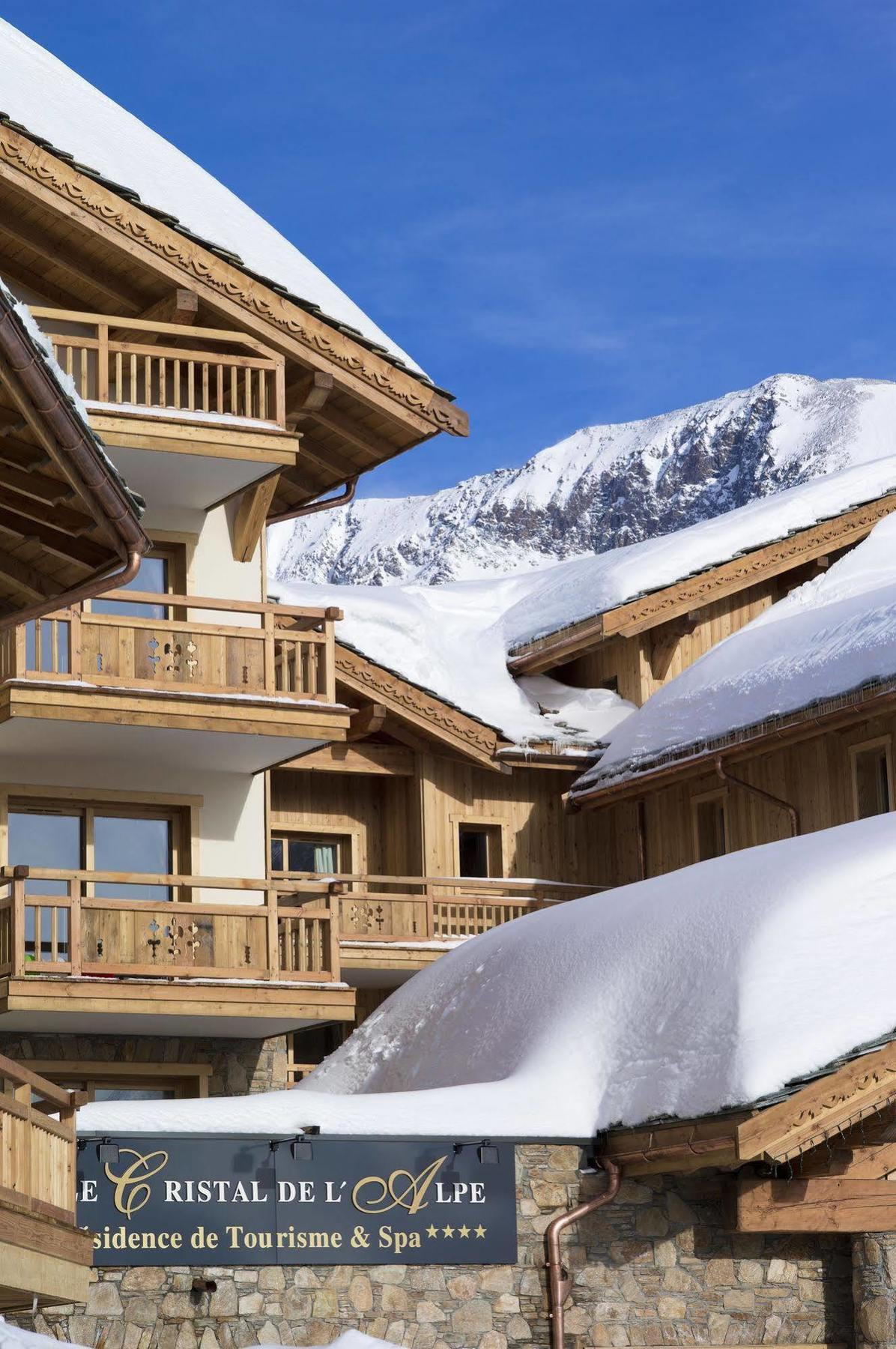 Cgh Residences & Spas Le Cristal De L'Alpe Alpe d'Huez Eksteriør billede